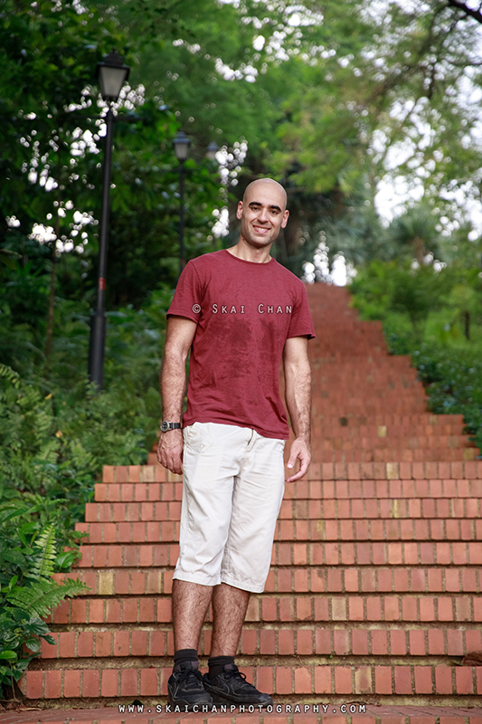 Hiking photoshoot session with Itay @ Fort Canning Park