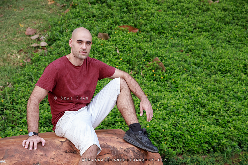 Hiking photoshoot session with Itay @ Fort Canning Park