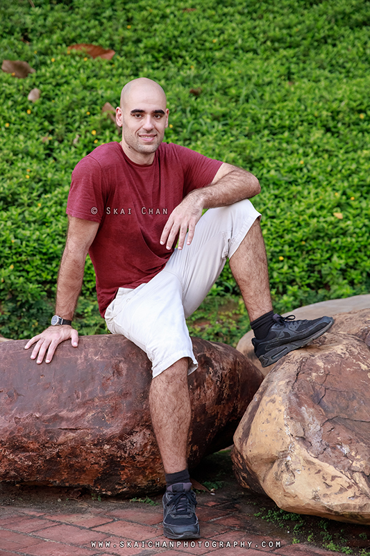 Hiking photoshoot session with Itay @ Fort Canning Park