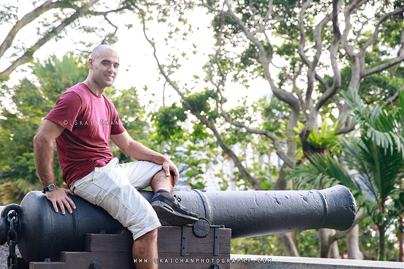 Hiking photoshoot session with Itay @ Fort Canning Park