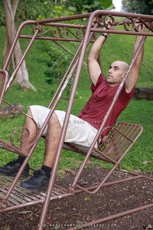 Hiking photoshoot session with Itay @ Fort Canning Park