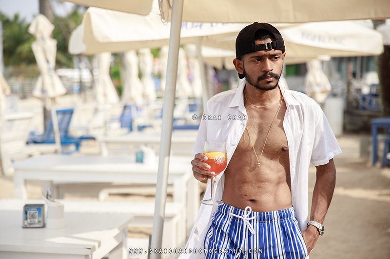 Beach lifestyle photoshoot session with Daniel Stephen @ Siloso Beach, Sentosa
