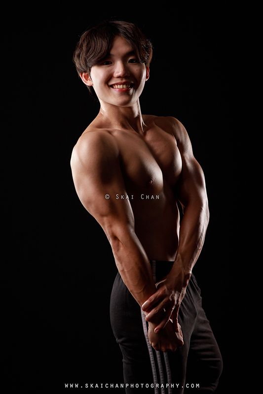 Fitness physique photoshoot session with Lee Won Jae at Photography Studio @ Rochester Park