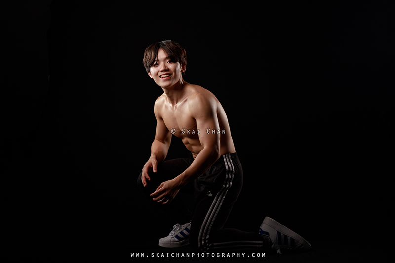 Fitness physique photoshoot session with Lee Won Jae at Photography Studio @ Rochester Park