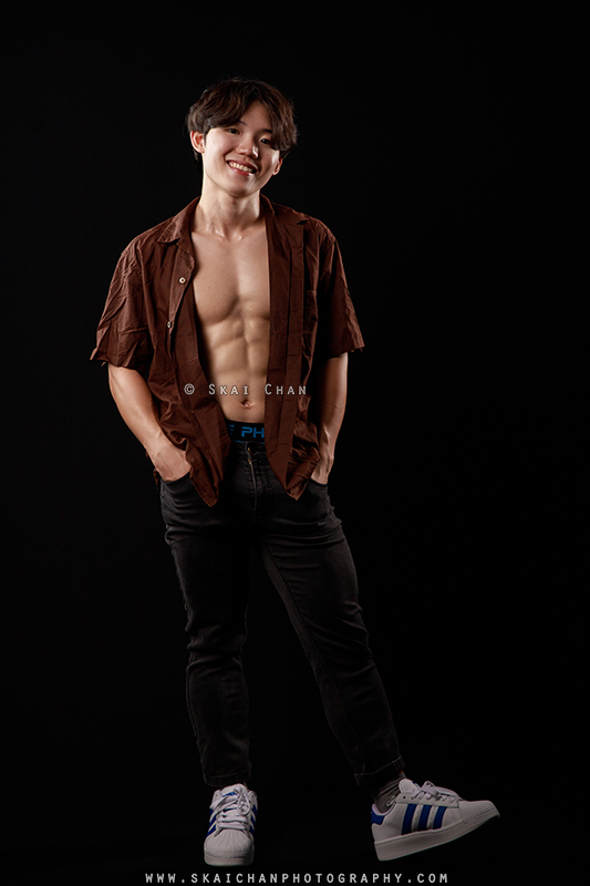 Men's fitness photoshoot session with Lee Won Jae at Photography Studio @ Rochester Park