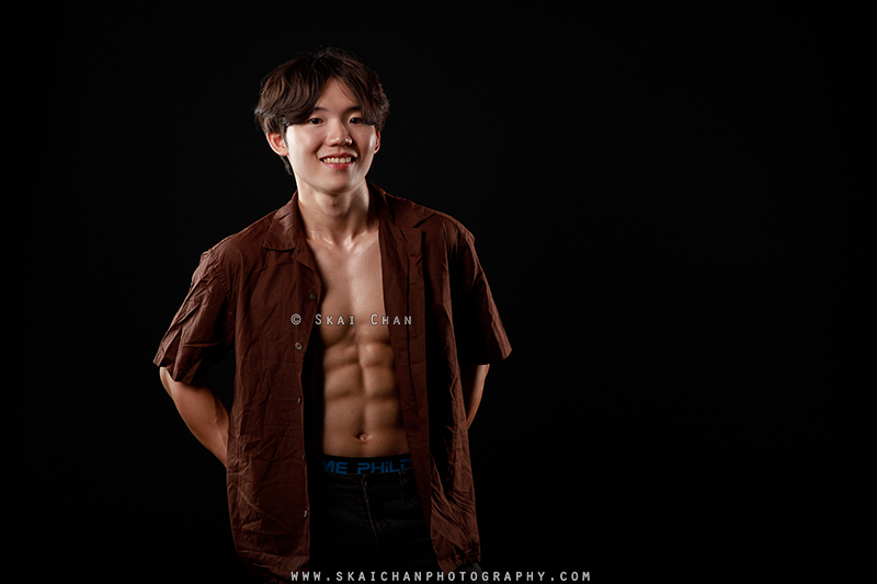 Men's fitness photoshoot session with Lee Won Jae at Photography Studio @ Rochester Park