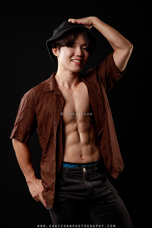 Men's fitness photoshoot session with Lee Won Jae at Photography Studio @ Rochester Park