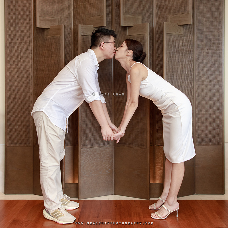 Casual couple photoshoot session with Jay & Florence at Capella Hotel (Sentosa)