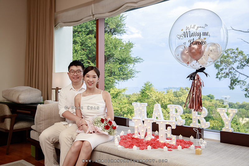 Casual couple photoshoot session with Jay & Florence at Capella Hotel (Sentosa)