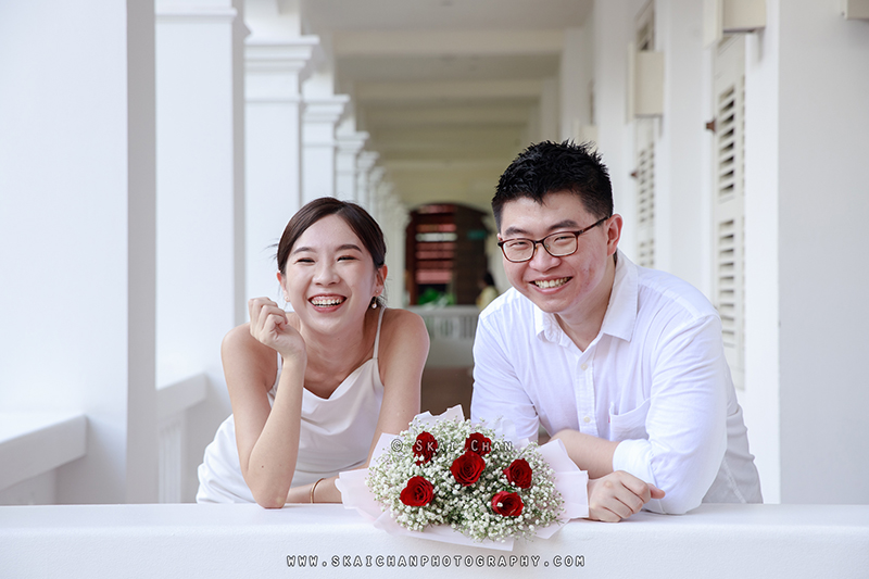 Casual couple photoshoot session with Jay & Florence at Capella Hotel (Sentosa)