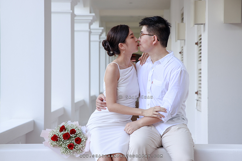 Casual couple photoshoot session with Jay & Florence at Capella Hotel (Sentosa)