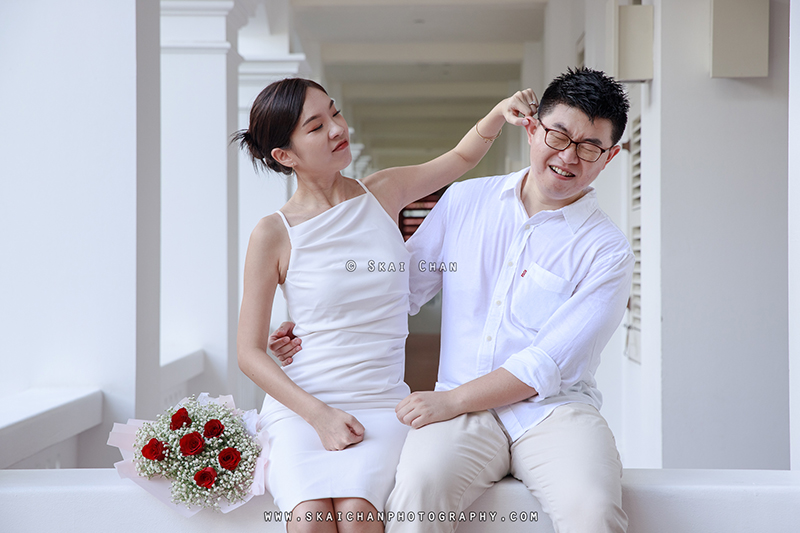 Casual couple photoshoot session with Jay & Florence at Capella Hotel (Sentosa)