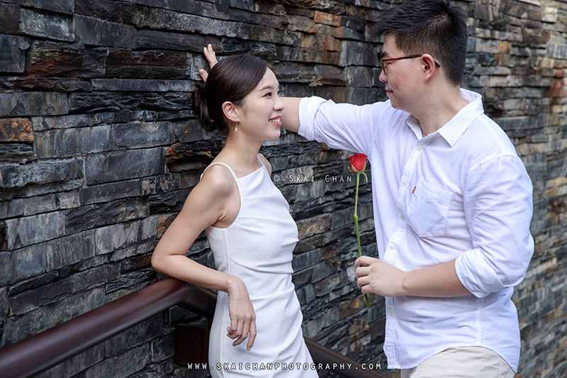 Casual couple photoshoot session with Jay & Florence at Capella Hotel (Sentosa)