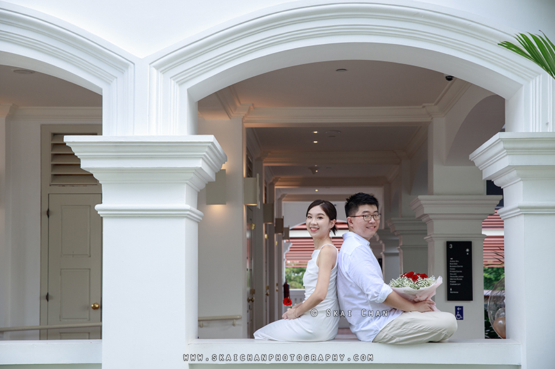 Casual couple photoshoot session with Jay & Florence at Capella Hotel (Sentosa)