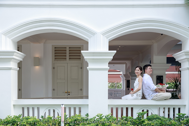 Casual couple photoshoot session with Jay & Florence at Capella Hotel (Sentosa)