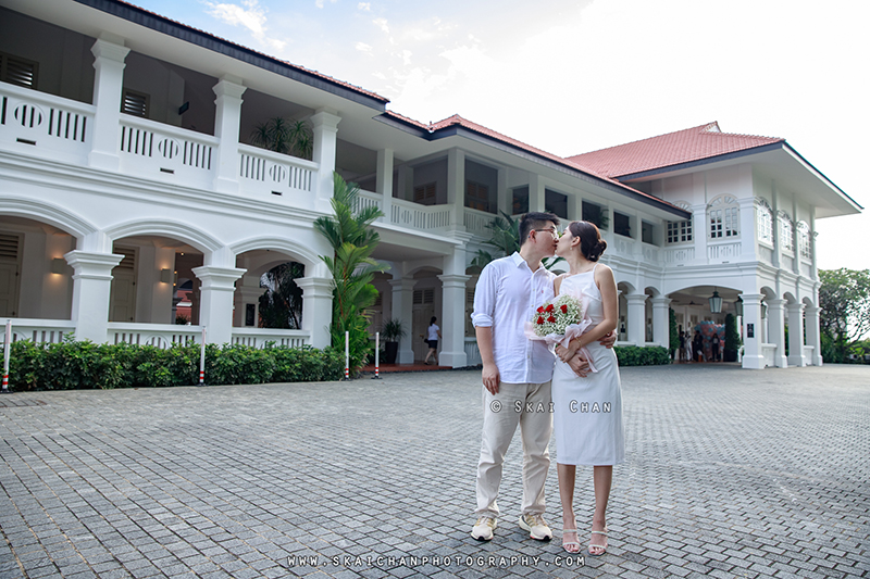Casual couple photoshoot session with Jay & Florence at Capella Hotel (Sentosa)