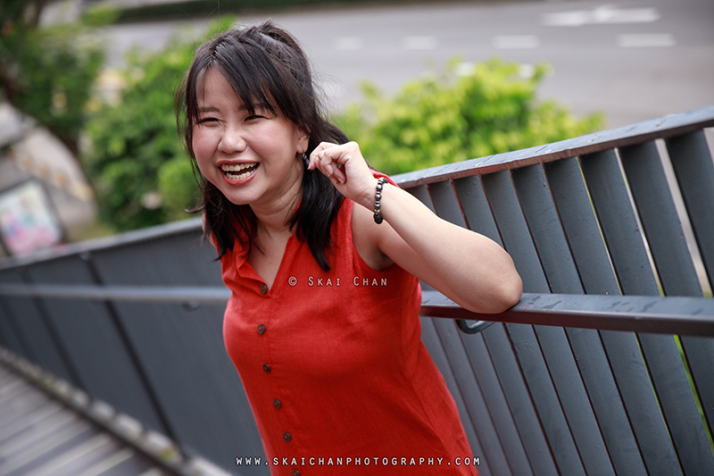 Outdoor lifestyle photoshoot session with Pris Lim at Tanjong Pagar Community Centre CC