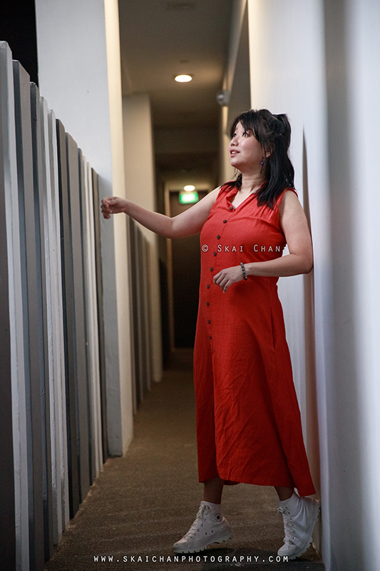 Outdoor lifestyle photoshoot session with Pris Lim at Tanjong Pagar Community Centre CC