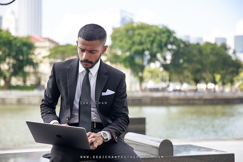 Modern corporate lifestyle photoshoot session with Daniel Stephen @ Boat Quay