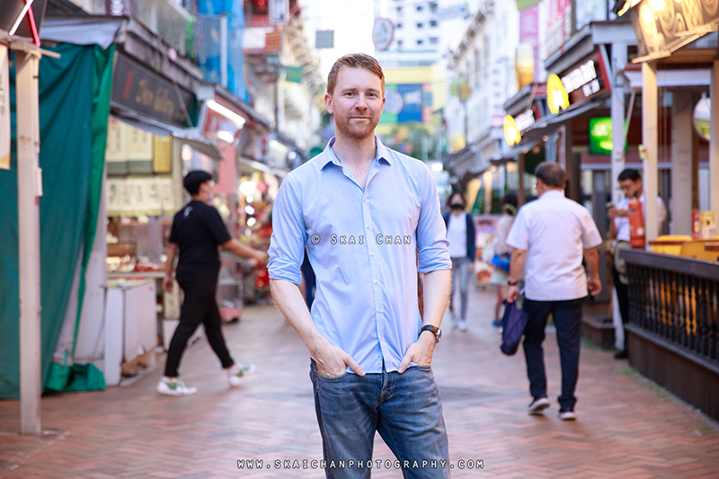 Chinatown street photoshoot session with Gwendal @ Chinatown