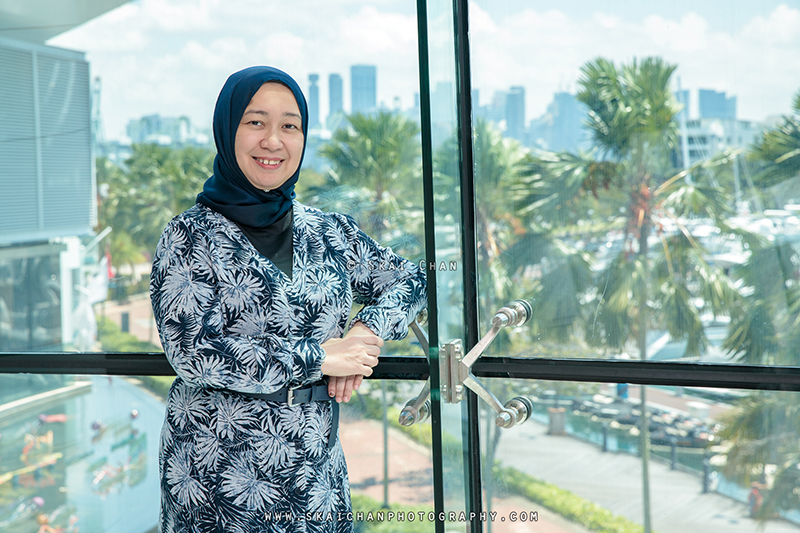 Casual Corporate photoshoot session with Amee @ ONE°15 Marina