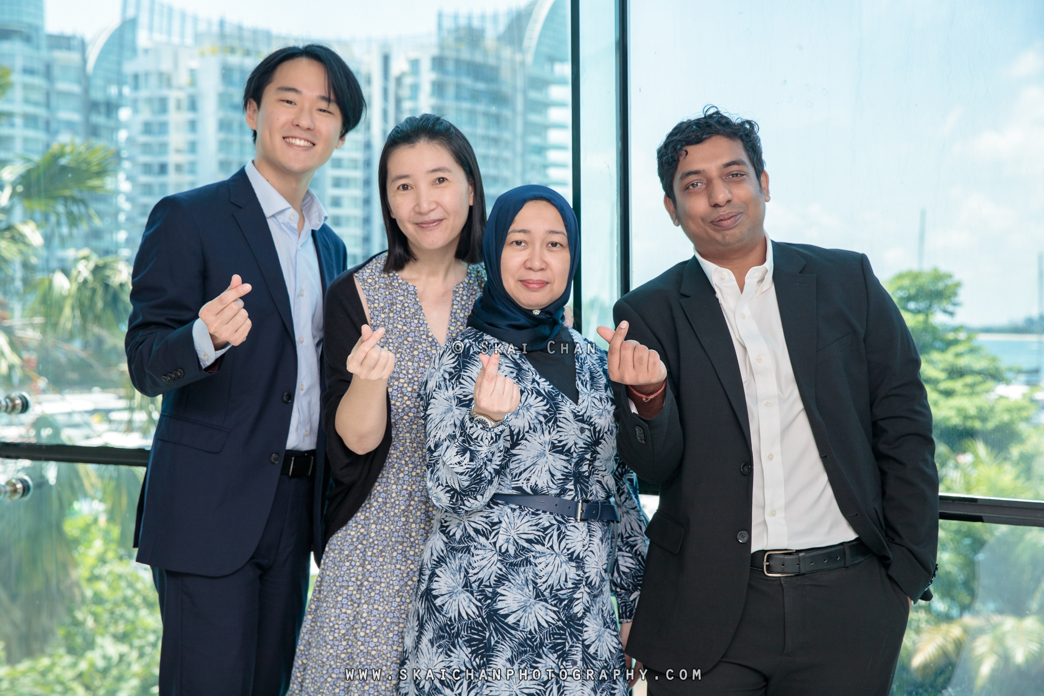 Corporate group photoshoot session with team HBA @ ONE°15 Marina