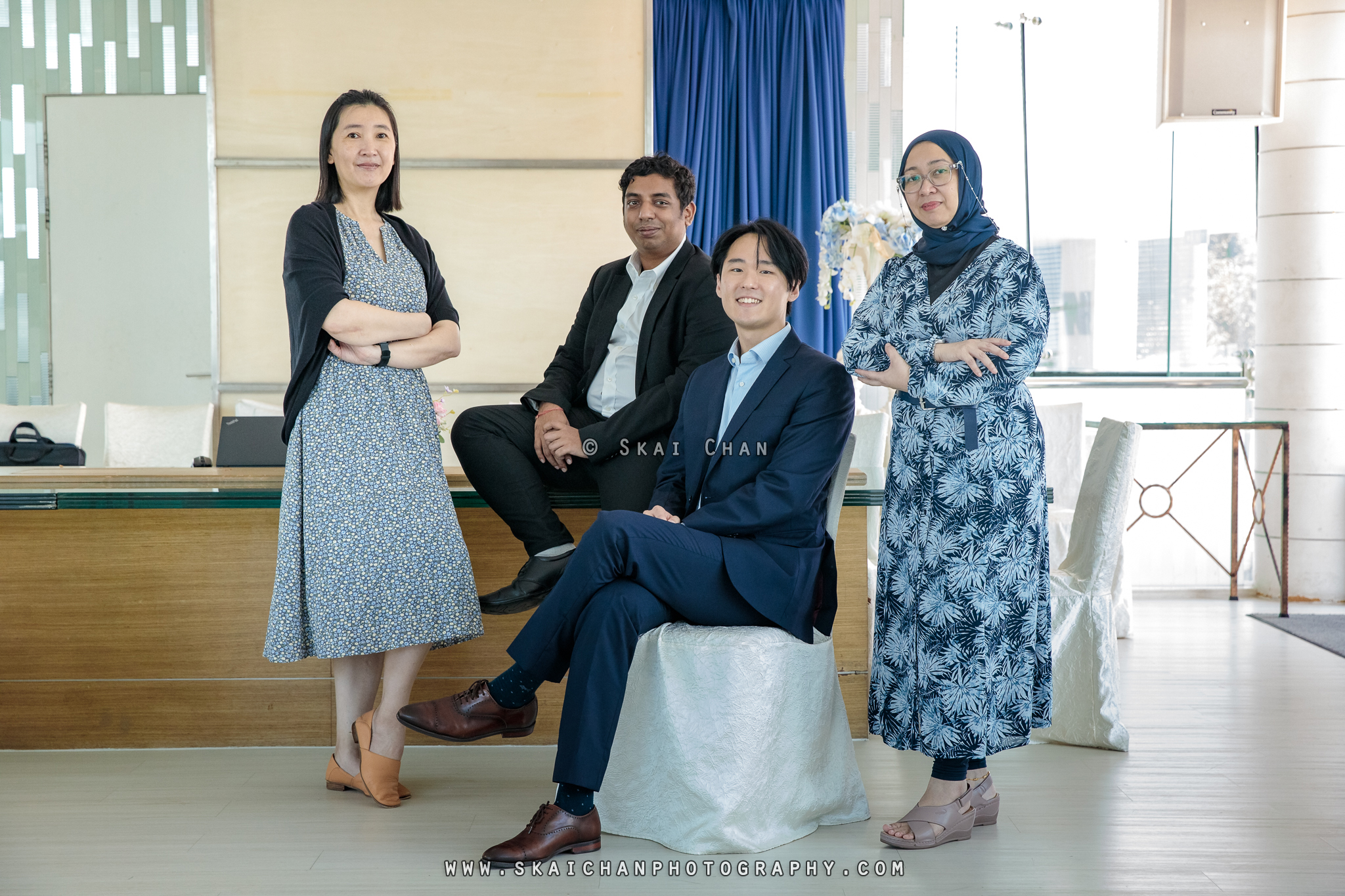 Corporate group photoshoot session with team HBA @ ONE°15 Marina