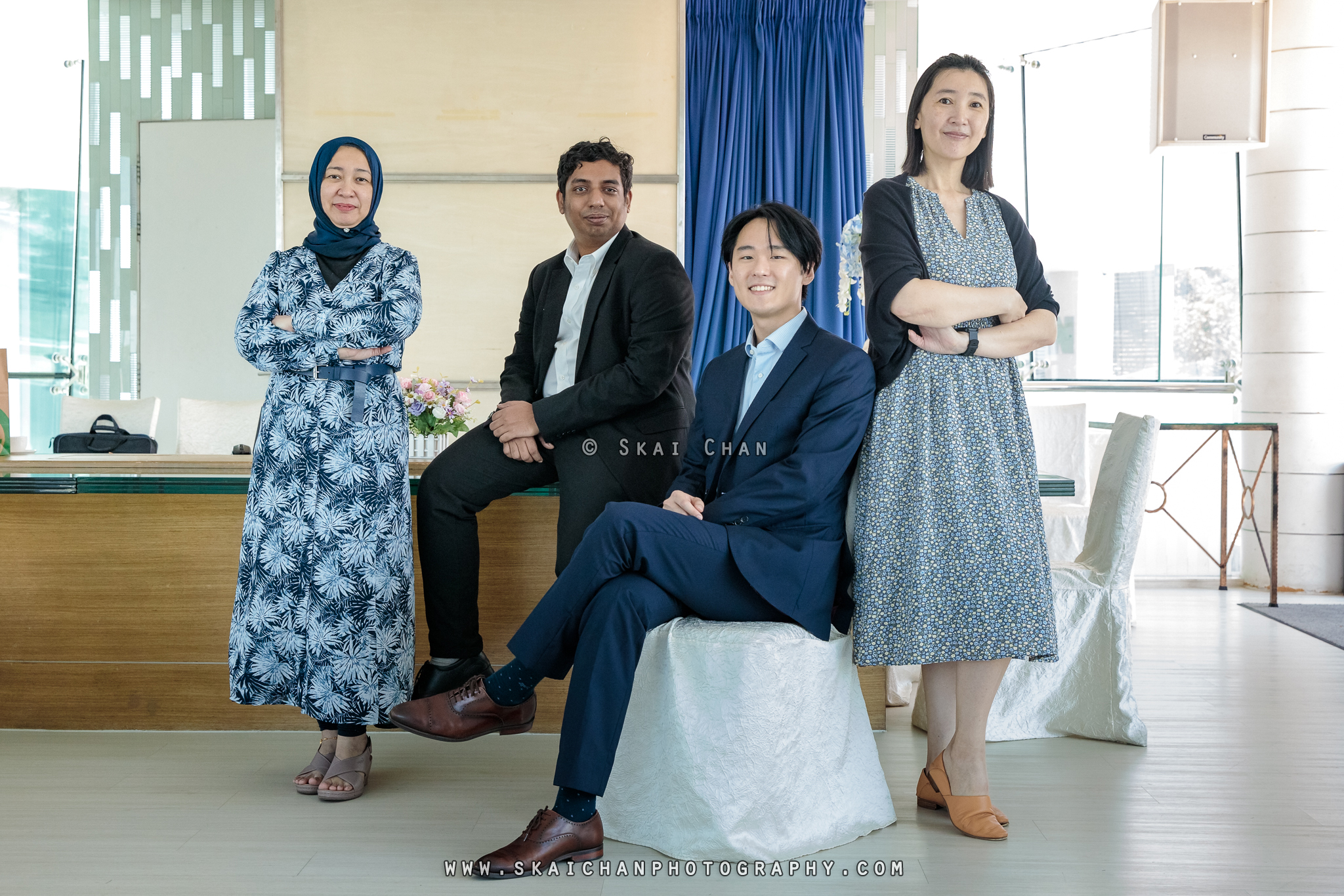 Corporate group photoshoot session with team HBA @ ONE°15 Marina