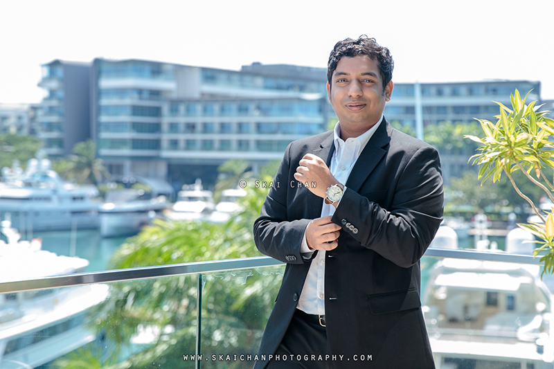 Casual Corporate photoshoot session with Vinayak @ ONE°15 Marina