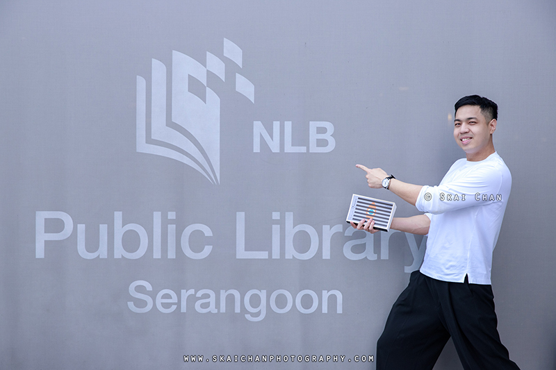 Lifestyle themed photoshoot session with Raymund @ Library @ NEX