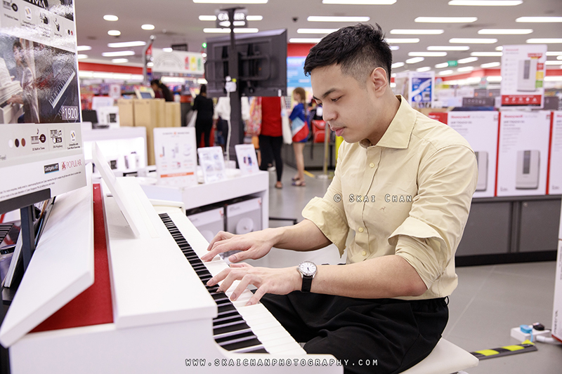 Music piano photoshoot session with Raymund @ NEX