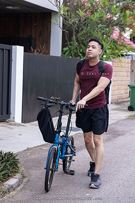 Outdoor Lifestyle Bicycle Photoshoot - Raymund @ Serangoon Garden