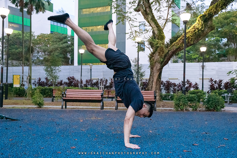 Gymnastics photoshoot session with Raymund @ Tavistock Avenue Park (Serangoon Garden)