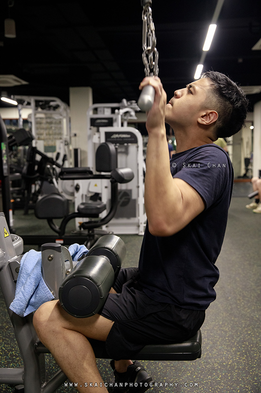 Gym fitness photoshoot session with Raymund @ Gym (Serangoon Garden Country Club)