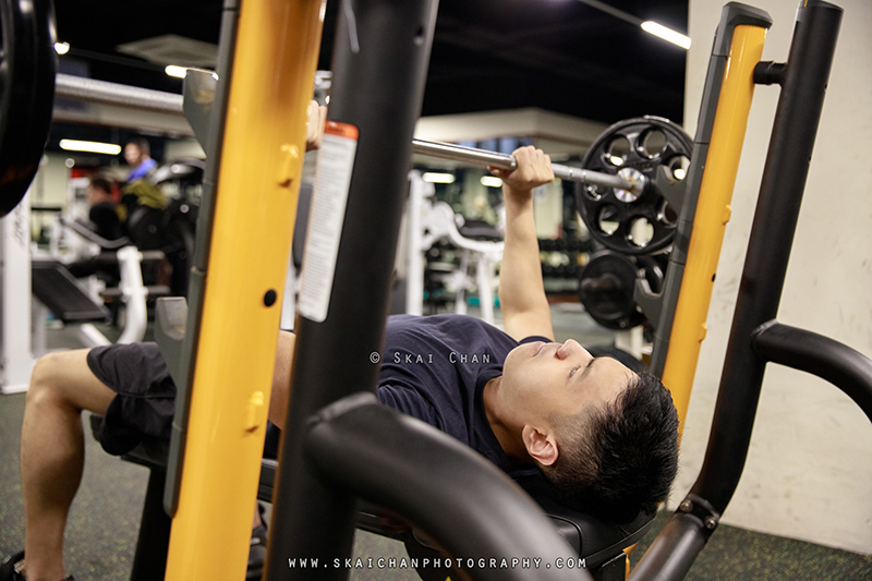 Gym fitness photoshoot session with Raymund @ Gym (Serangoon Garden Country Club)