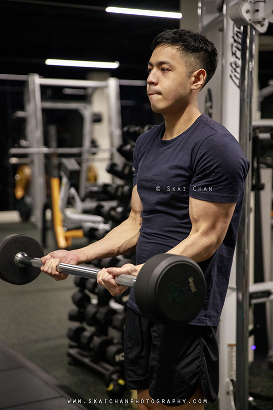 Gym fitness photoshoot session with Raymund @ Gym (Serangoon Garden Country Club)