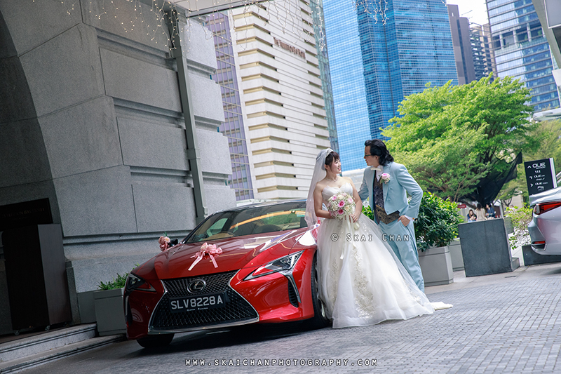 Clifford Pier car couple photoshoot session with Yu Qing & Xie Yuan