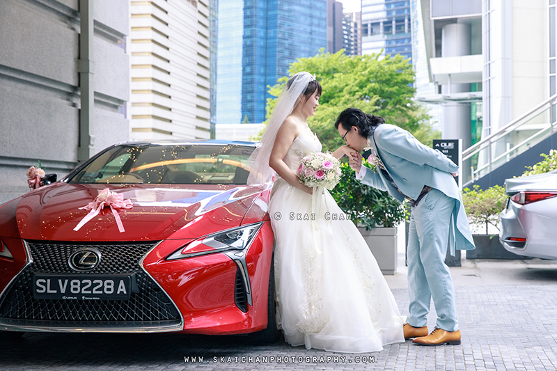 Clifford Pier car couple photoshoot session with Yu Qing & Xie Yuan