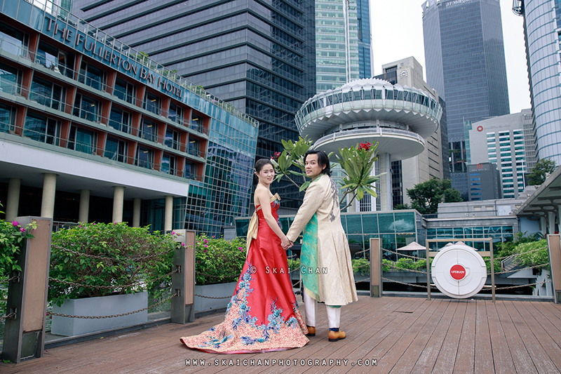 Clifford Pier pre-wedding photoshoot session with Yu Qing & Xie Yuan