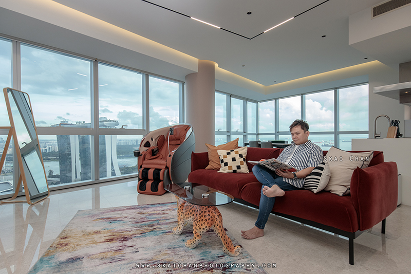 Corporate branding photoshoot session with Calvin Lee at client's Home