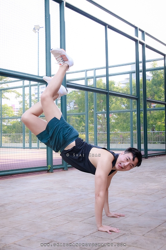 Gym fitness photoshoot session with Ong Yongchuan at Safra Yishun country club