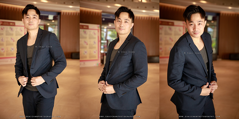Men's fashion photoshoot session with Ong Yongchuan at Safra Yishun country club
