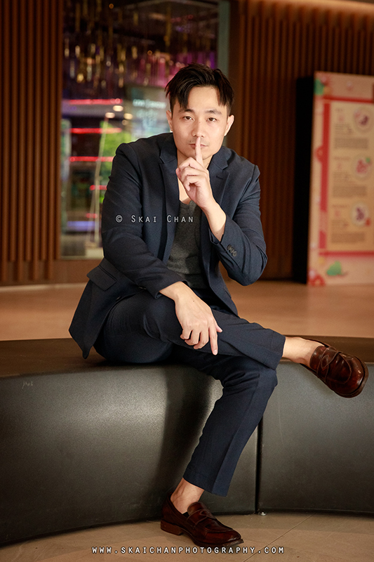 Men's fashion photoshoot session with Ong Yongchuan at Safra Yishun country club
