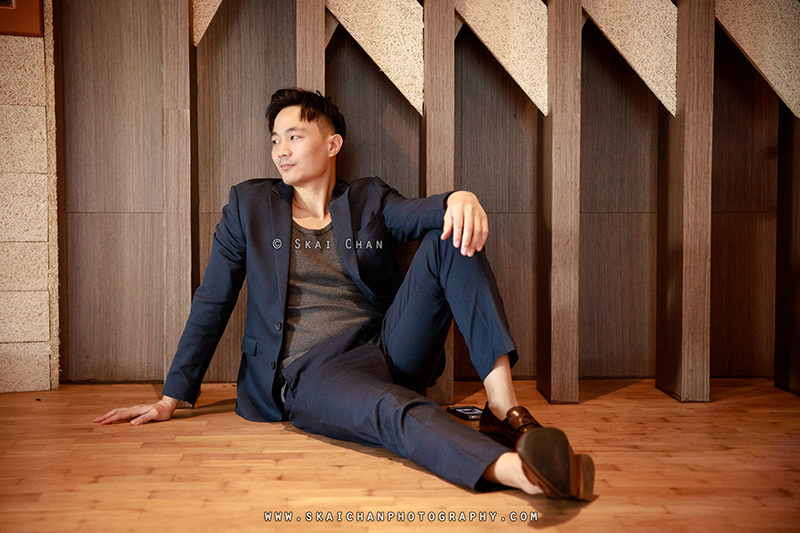 Men's fashion photoshoot session with Ong Yongchuan at Safra Yishun country club