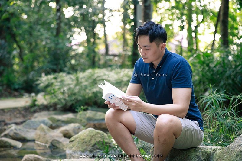 Reading photoshoot session with Ong Yongchuan at Yishun Park