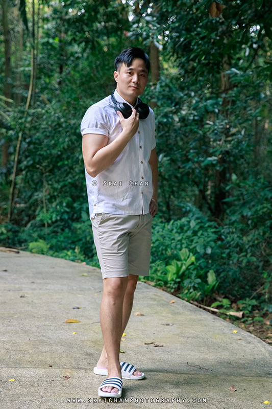 Music photoshoot session with Ong Yongchuan at Yishun Park