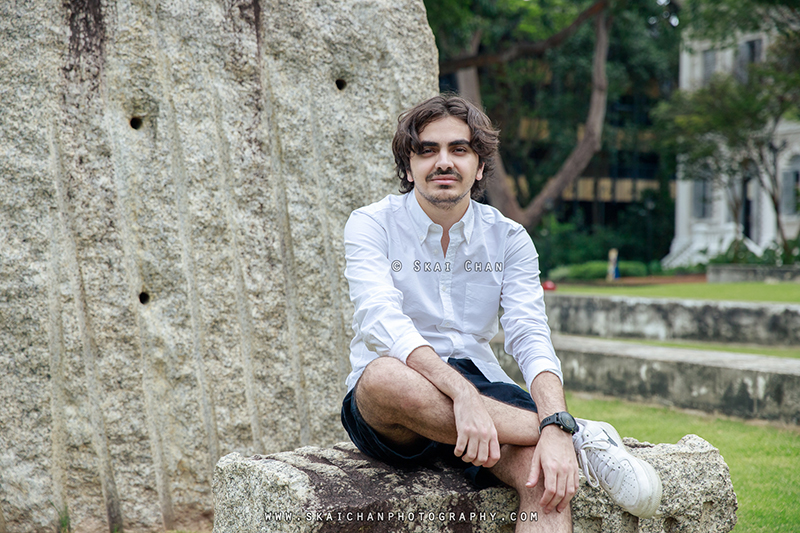 Vacation and lifestyle photoshoot session with Zaid at back alley