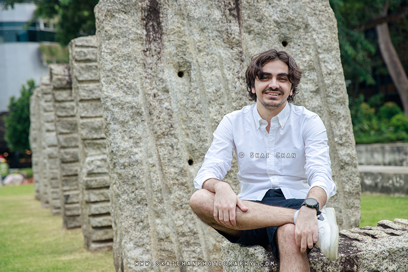 Vacation and lifestyle photoshoot session with Zaid at back alley