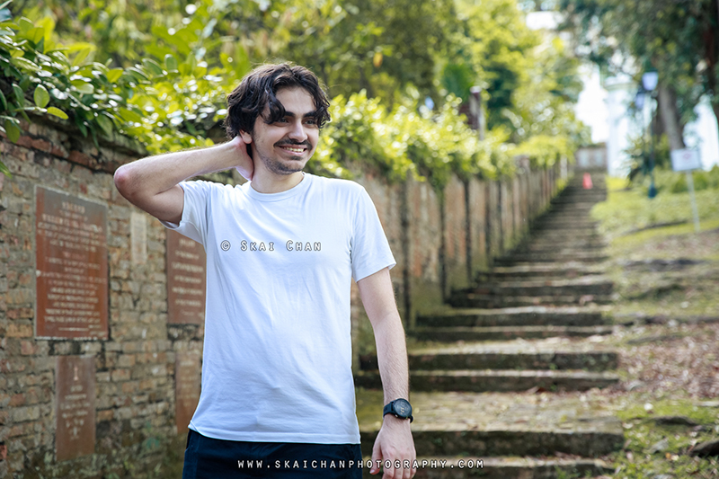 Hiking photoshoot session with Zaid at back alley