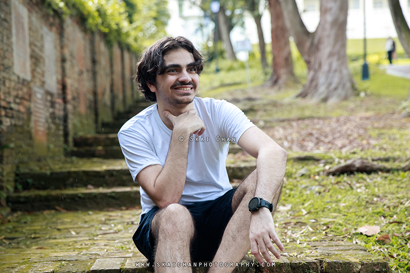 Hiking photoshoot session with Zaid at back alley